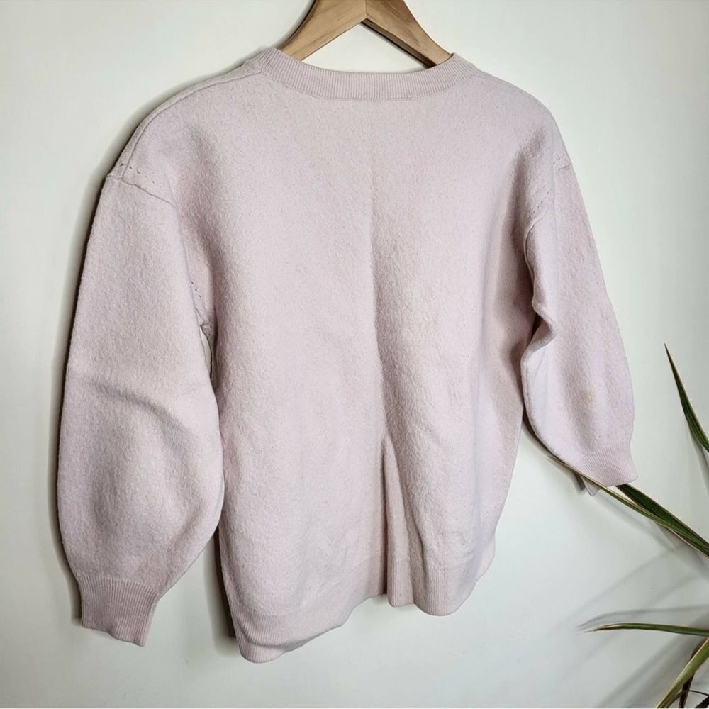 Joie Wool Split Hem Pullover - /Pink - image 5